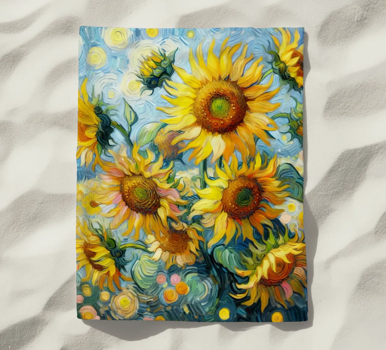 girasoli telo mare da 🎨 Point and Art