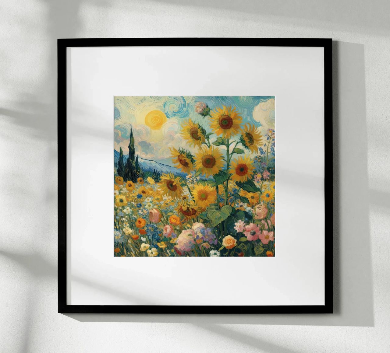 Sunflowers II poster by Point and Art