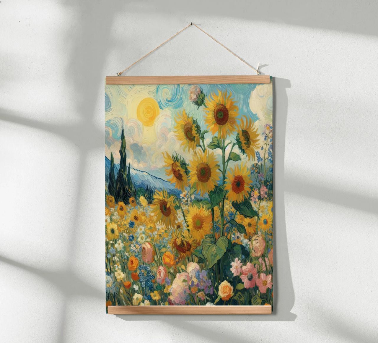 Sunflowers II poster by Point and Art