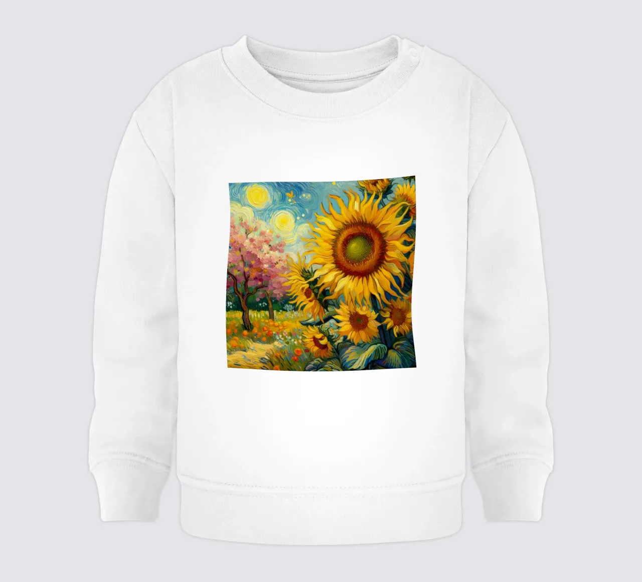 Girasoli III felpa neonato da Point and Art
