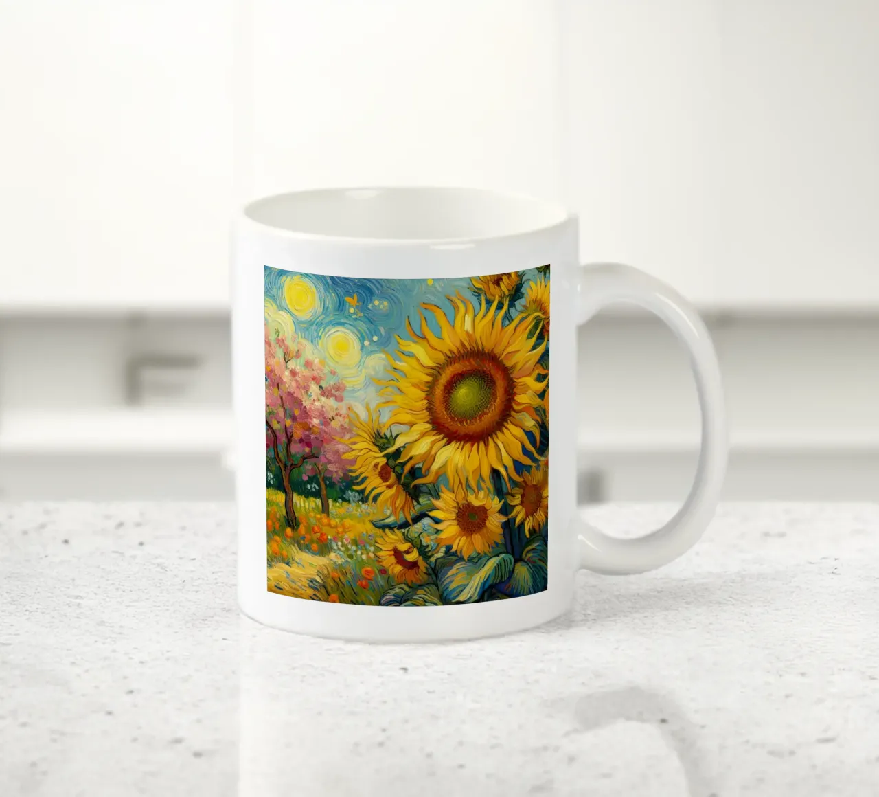 Girasoli III tazza in ceramica da 🎨 Point and Art