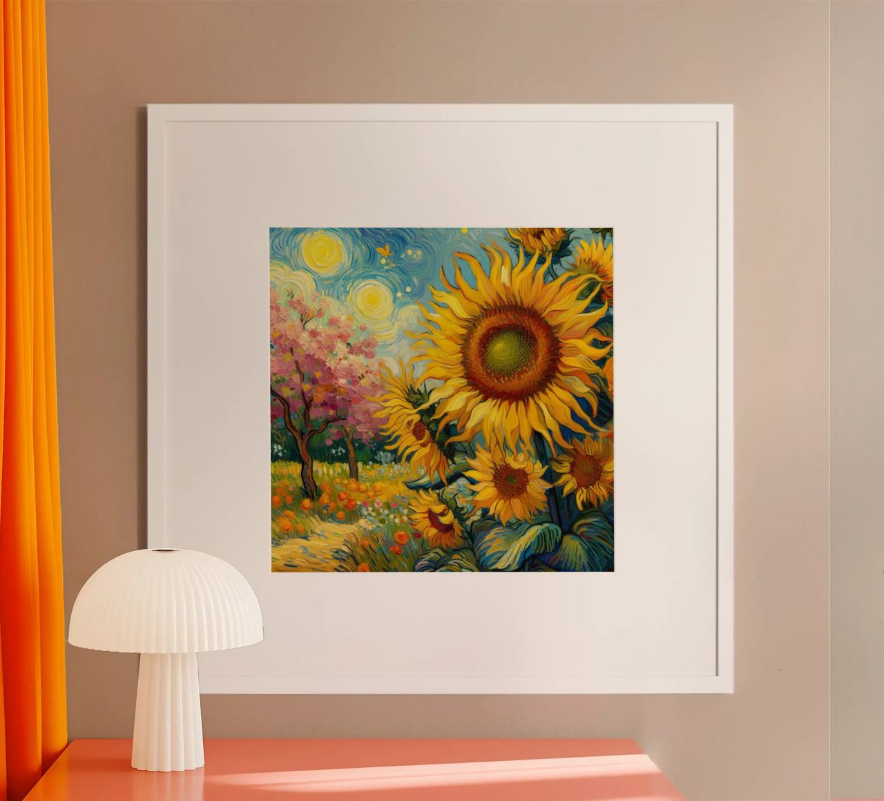 Sunflowers III poster by Point and Art