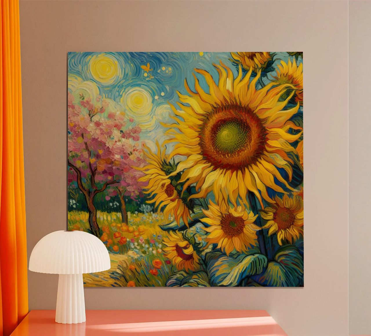 Sunflowers III poster by Point and Art