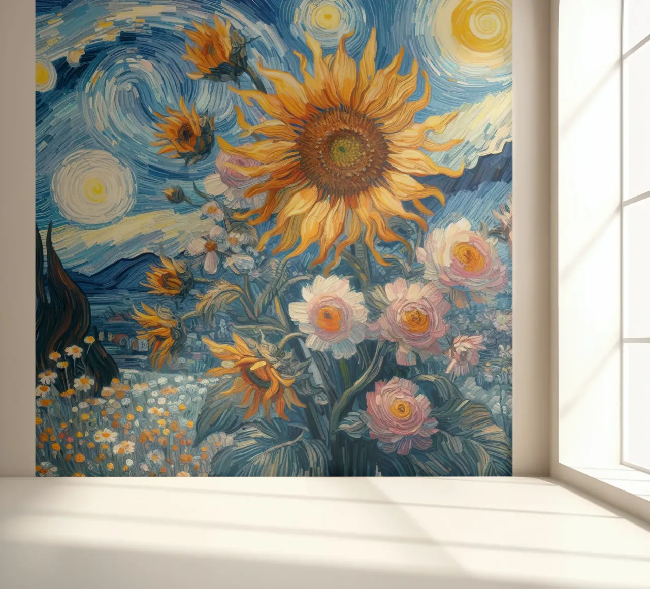 Sonnenblumen IV Fototapete von 🎨 Point and Art