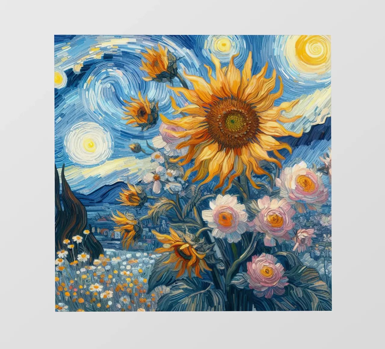 Sonnenblumen IV Fototapete von 🎨 Point and Art