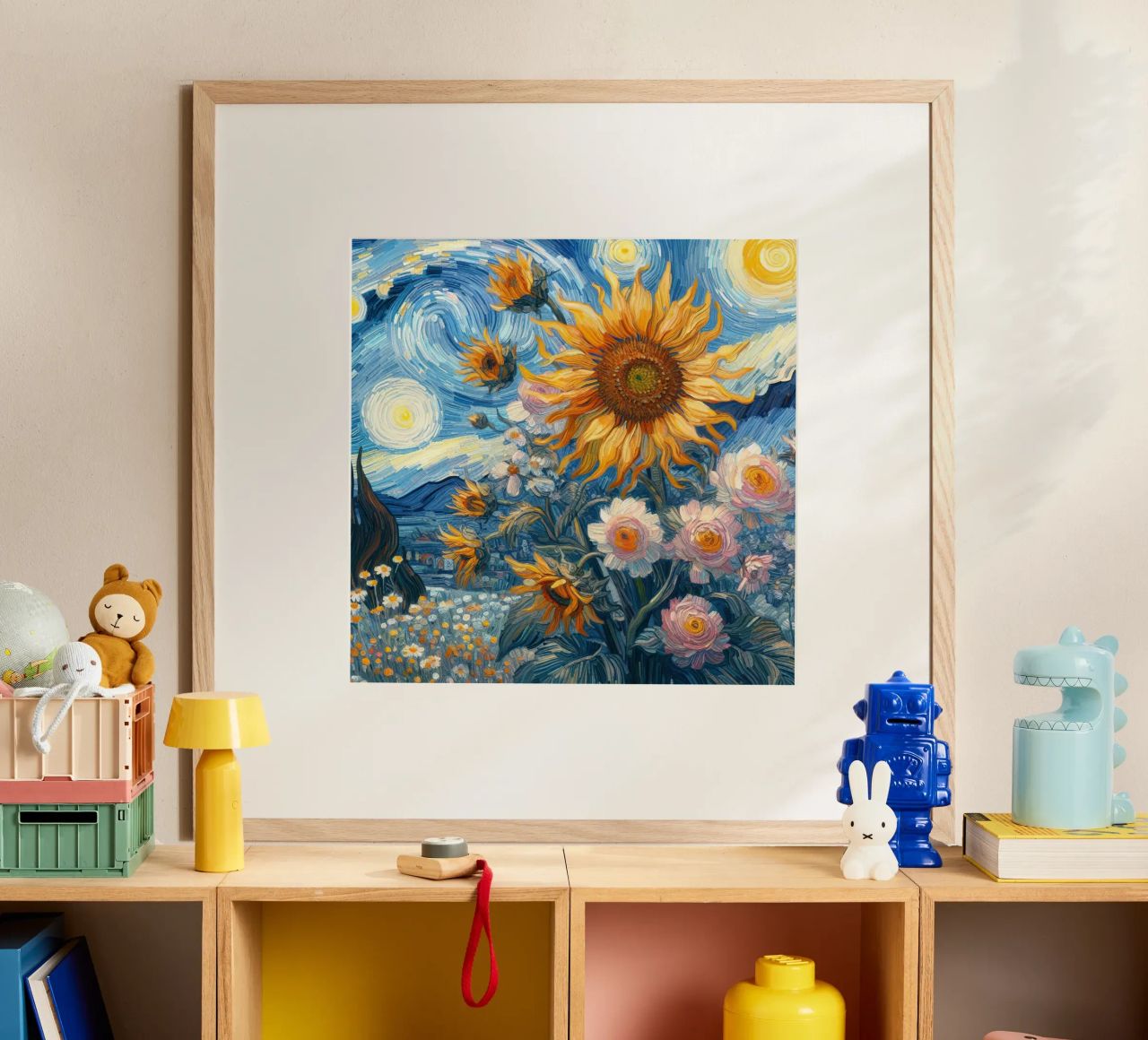 Sonnenblumen IV Poster von Point and Art