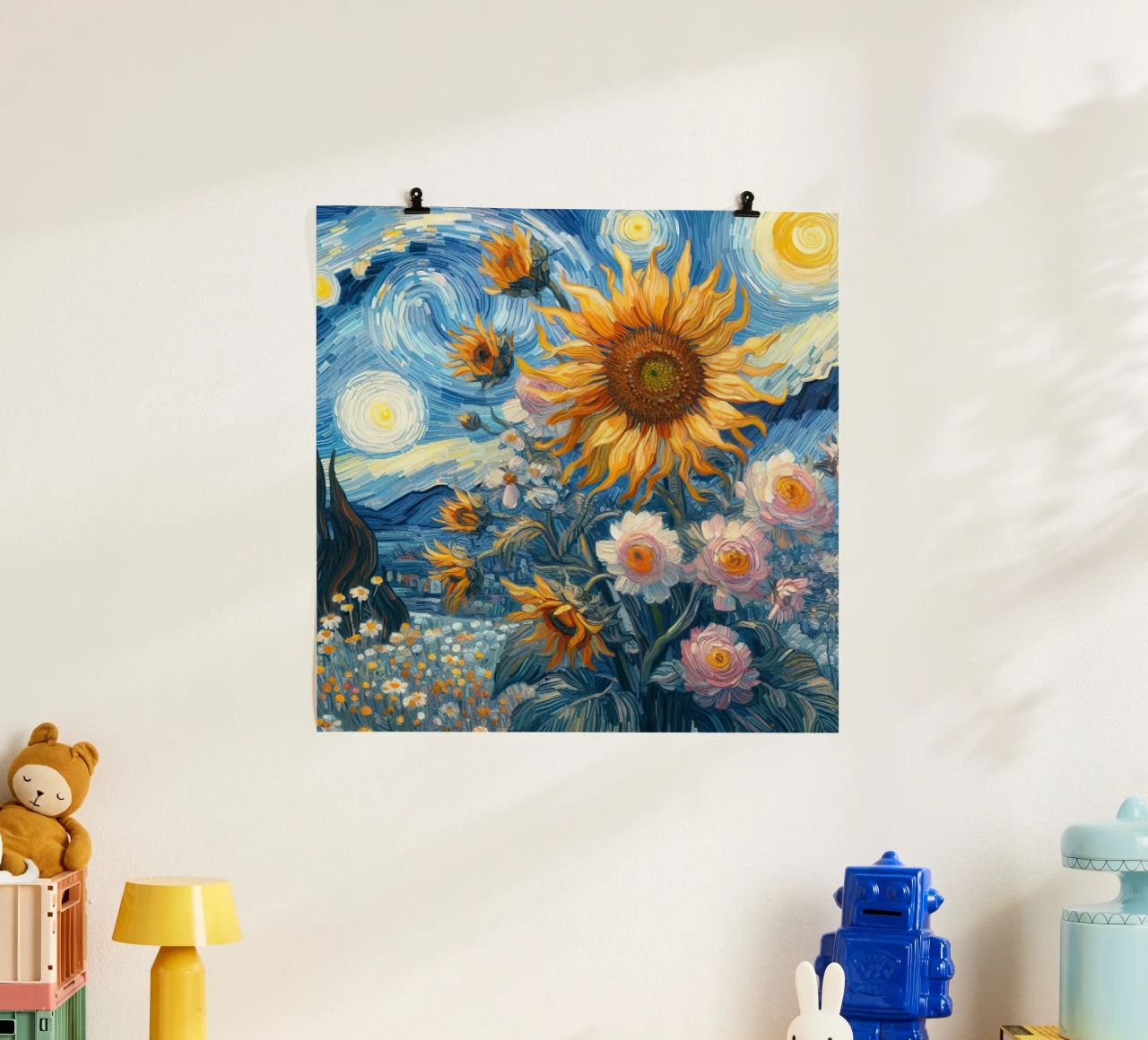 Sonnenblumen IV Poster von Point and Art