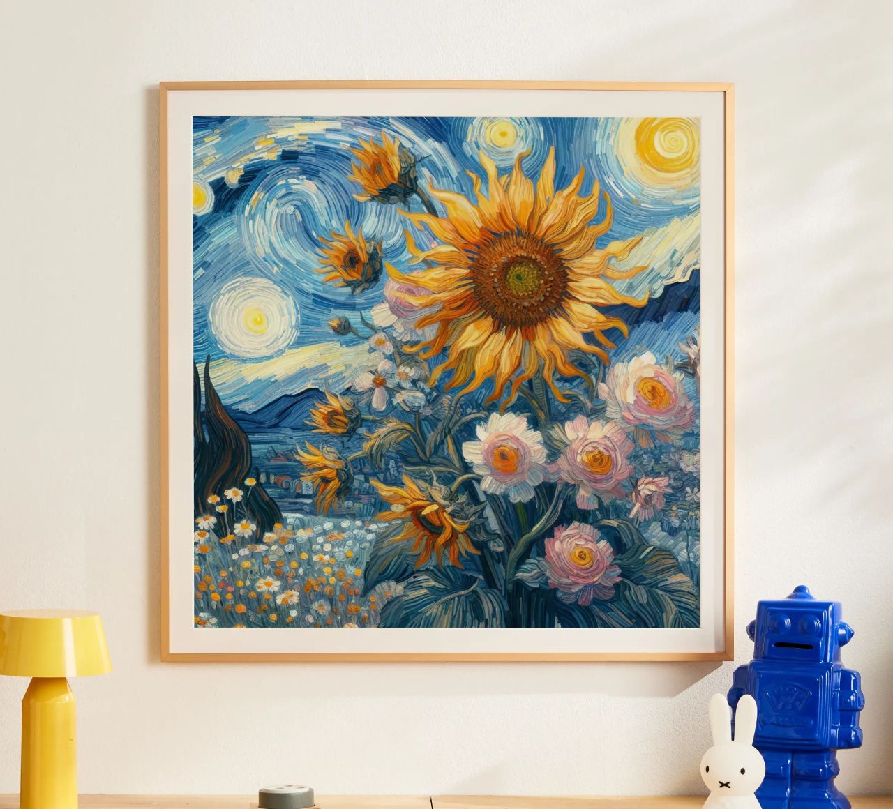 Sonnenblumen IV Poster von Point and Art