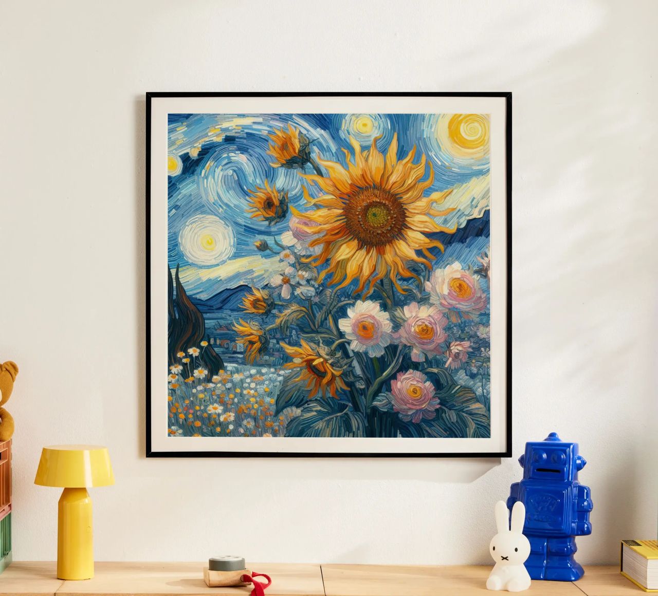 Sonnenblumen IV Poster von Point and Art