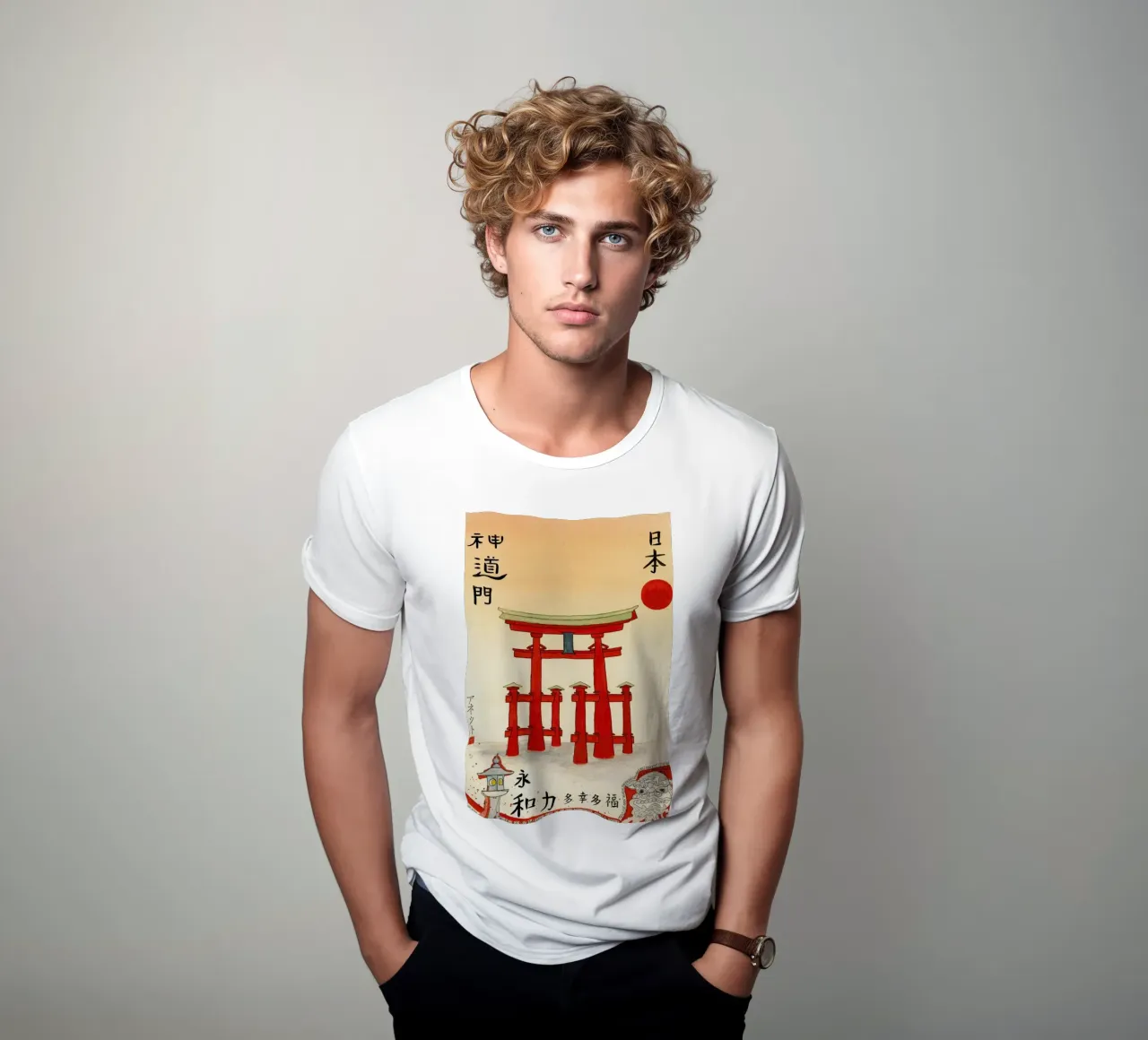 Bartusch-Goger - Torii of an Old Shinto Shrine t-shirt da ARTOTHEK