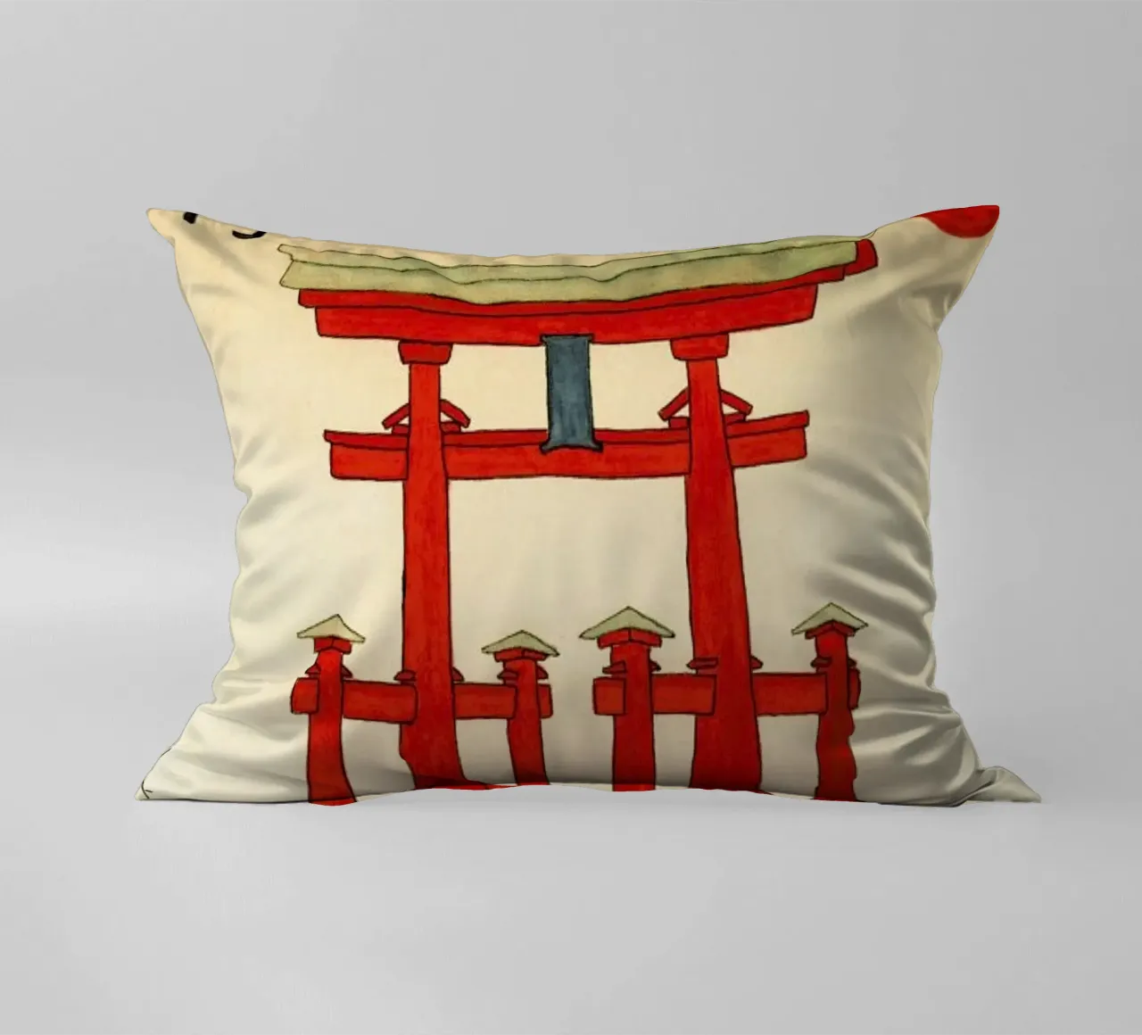 Bartusch-Goger - Torii of an Old Shinto Shrine cuscino da ARTOTHEK