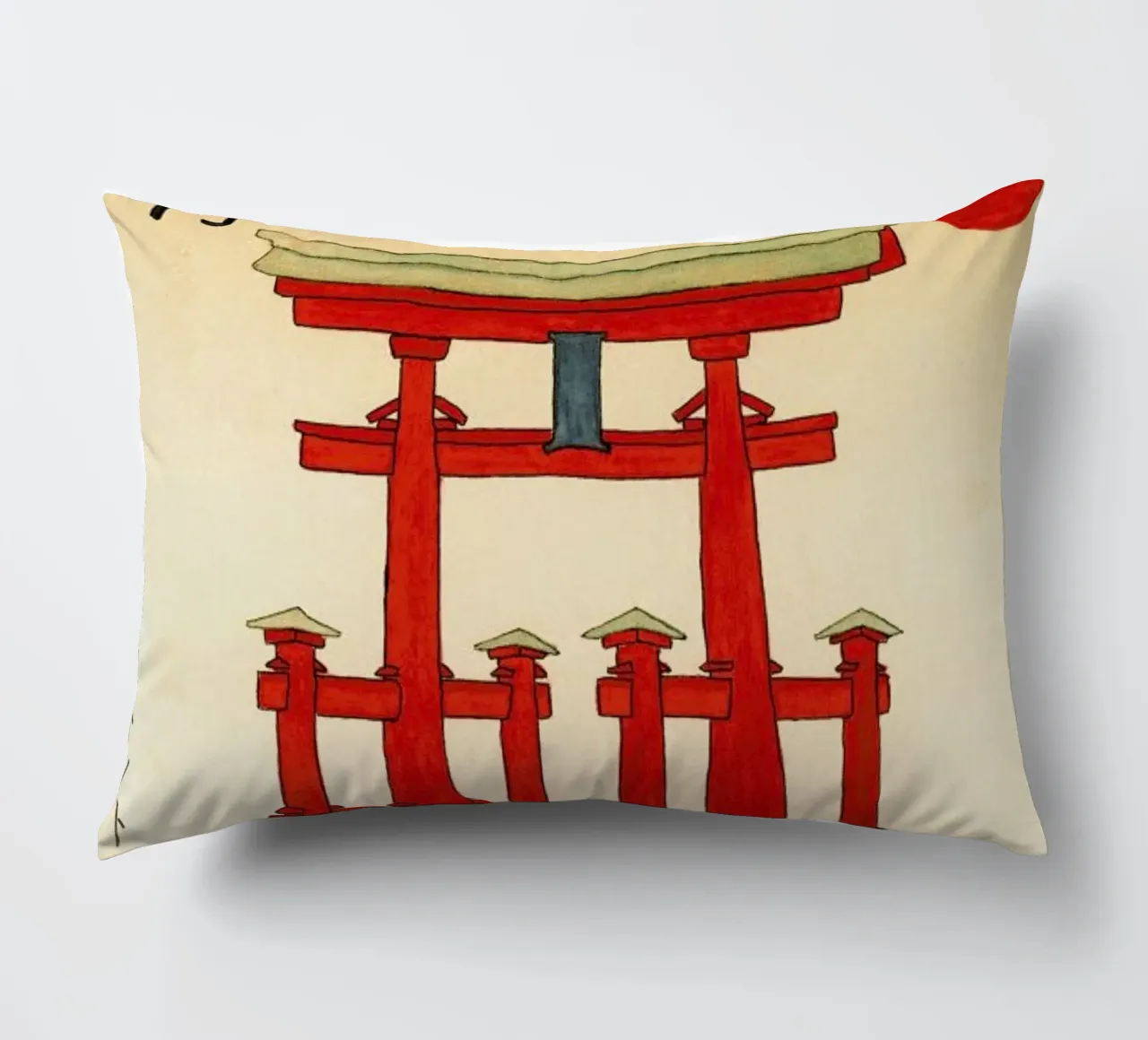 Bartusch-Goger - Torii of an Old Shinto Shrine cuscino da ARTOTHEK
