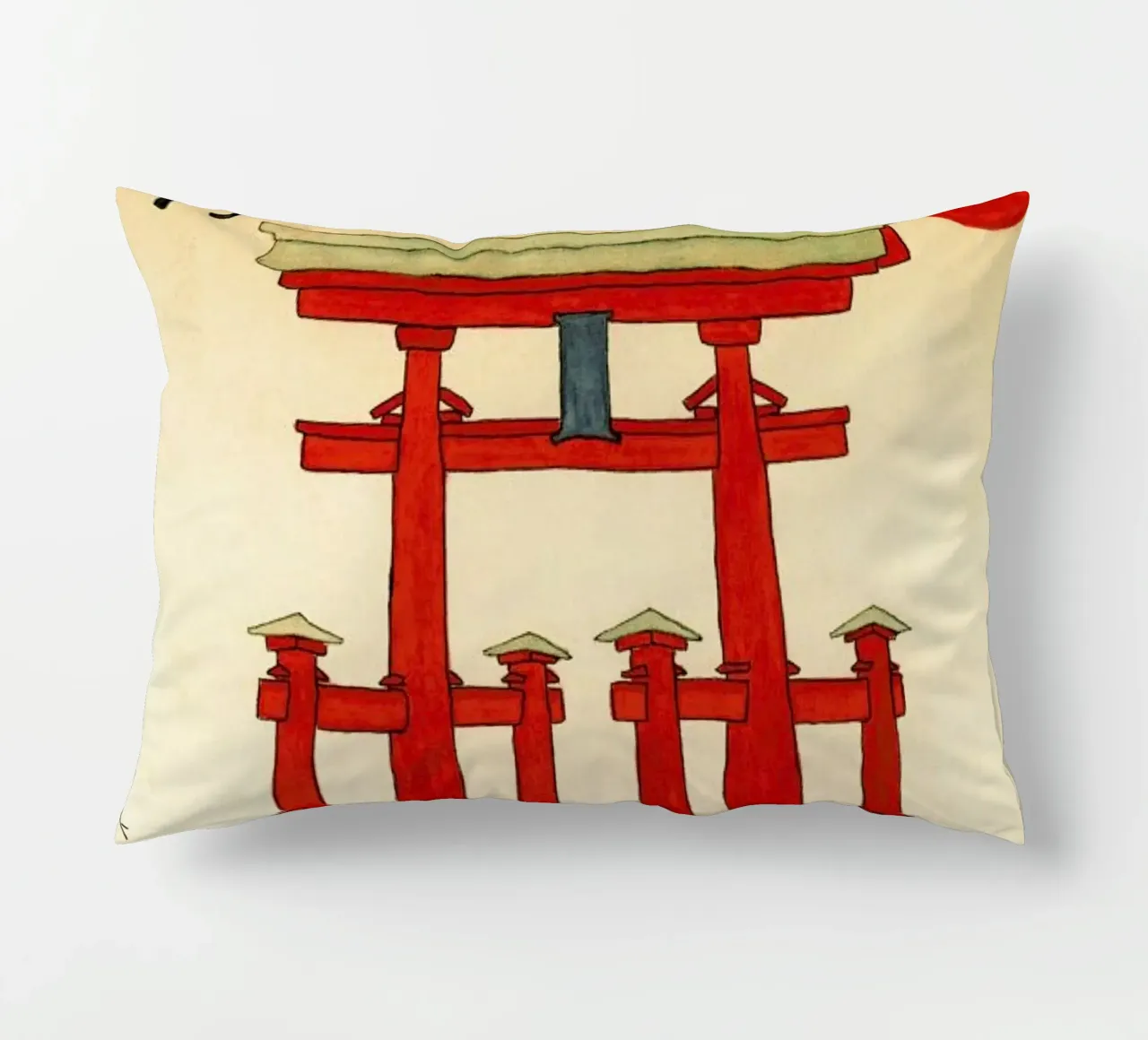 Bartusch-Goger - Torii of an Old Shinto Shrine cuscino da ARTOTHEK
