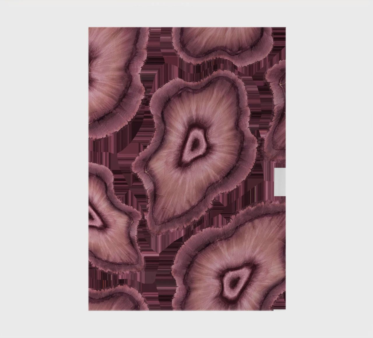 Pink Agate Pattern Tile 03 notebook by Gemstone Textures