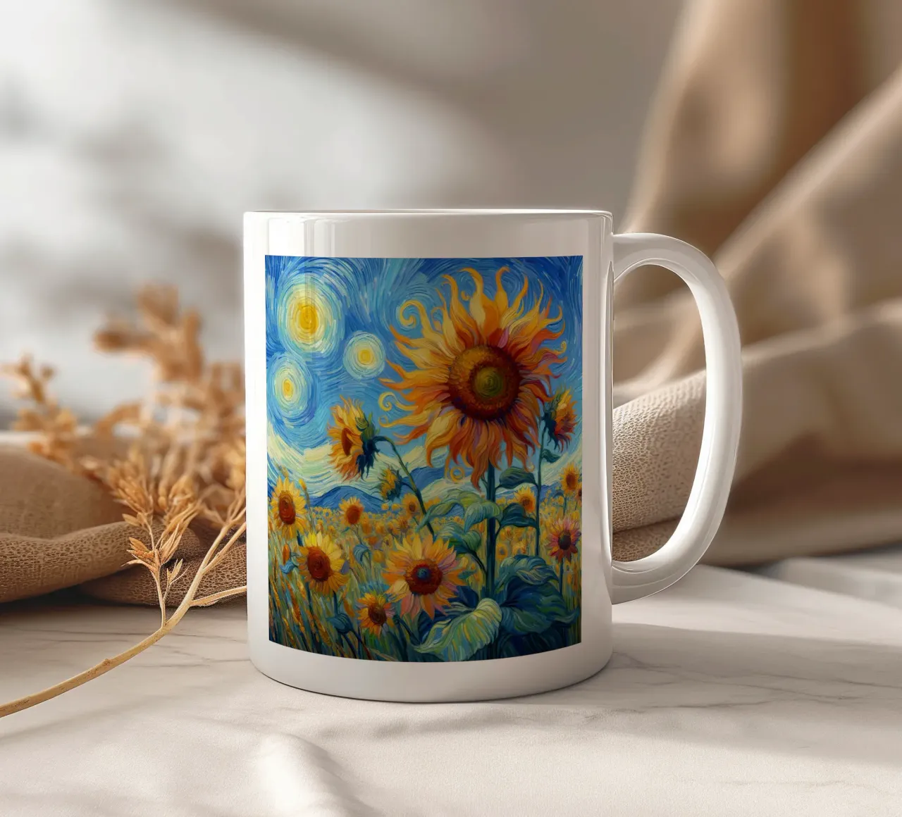 Girasoli V tazza in ceramica da 🎨 Point and Art