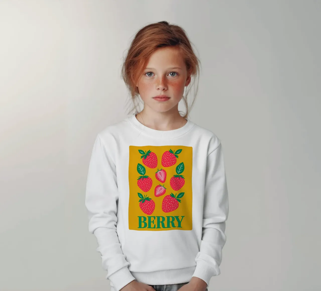 Berry Special kids sweatshirt by inspirational quote