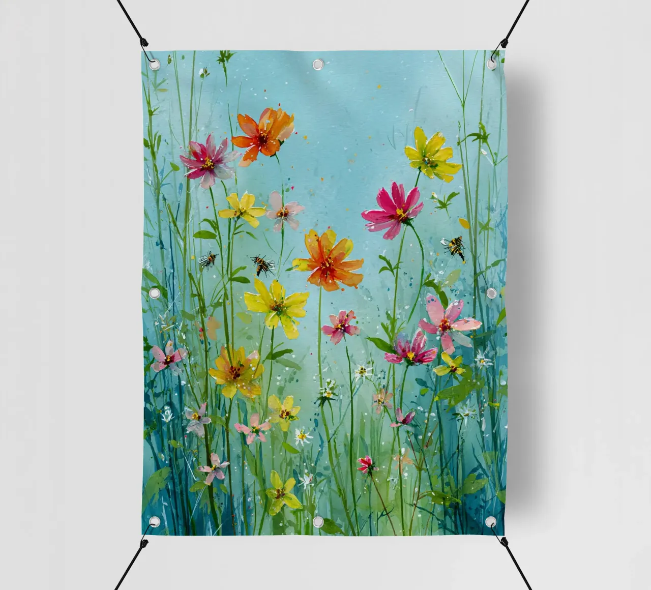 Summer meadow in bloom A telo in pvc da Mateo