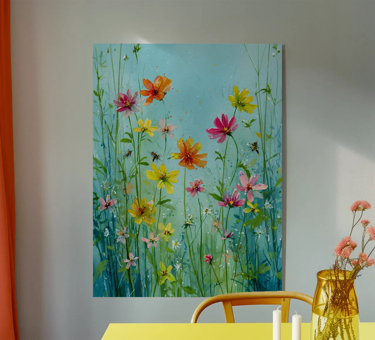Summer meadow in bloom A plexiglass da Mateo
