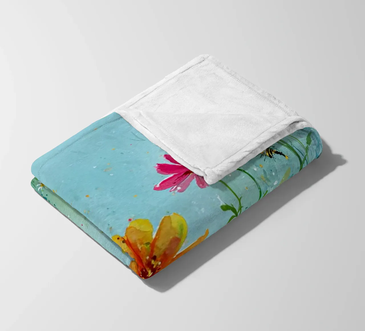 Summer meadow in bloom A coperta in pile da Mateo