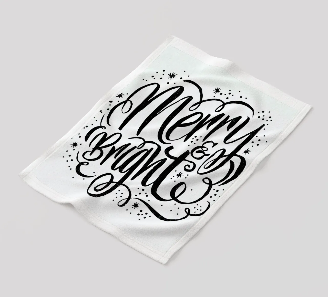 Merry Bright coperta in pile da Matthew Taylor Wilson