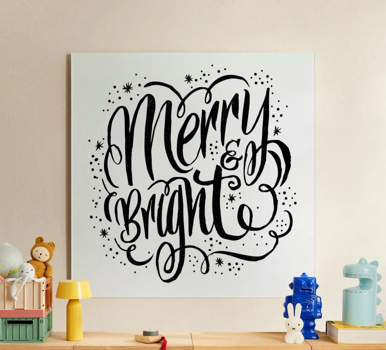 Merry Bright plexiglass da Matthew Taylor Wilson