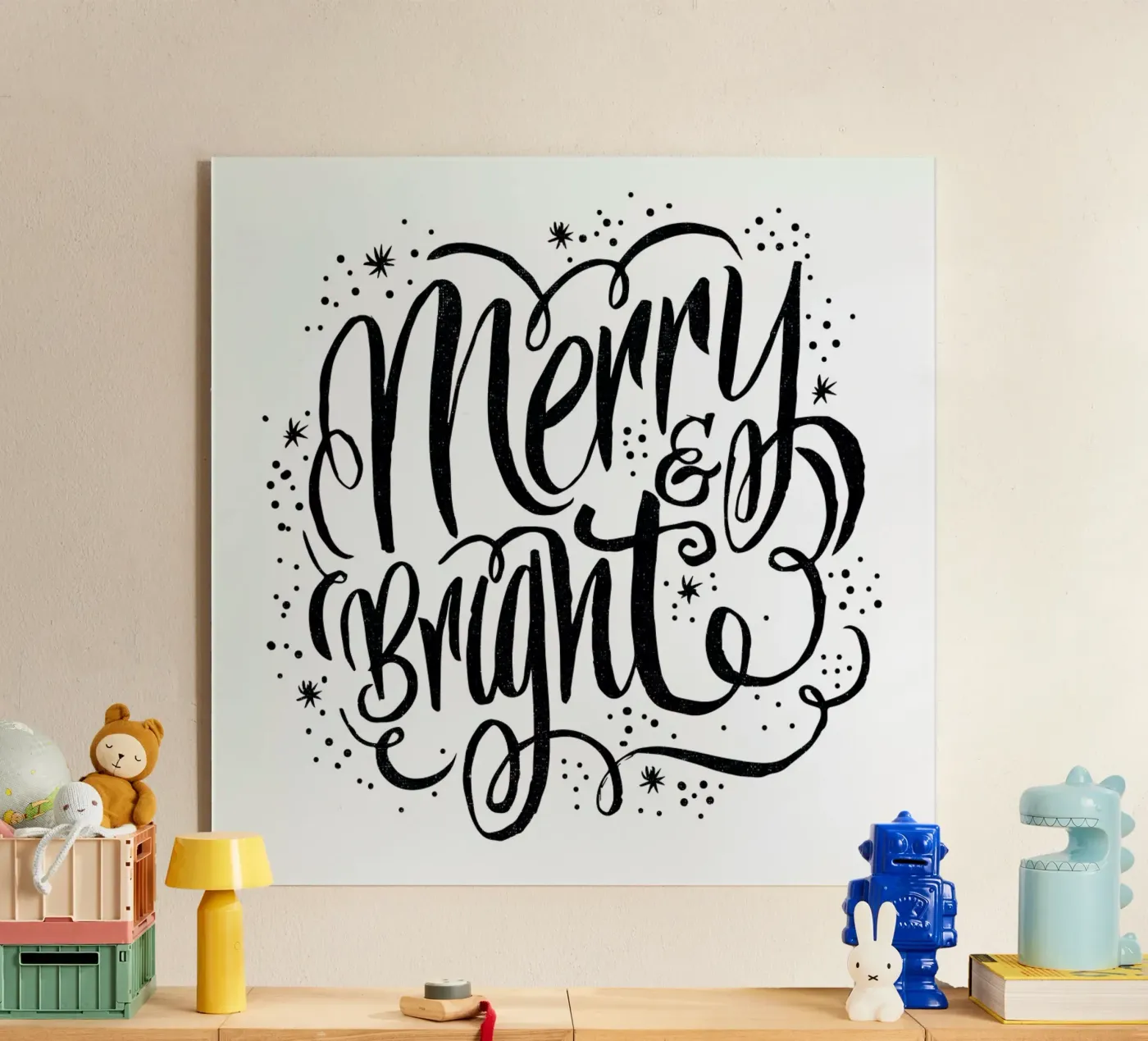 Merry Bright acryl van Matthew Taylor Wilson