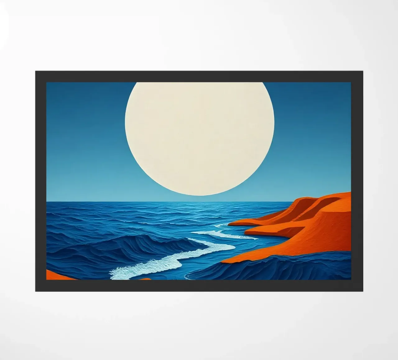 Maankust deurmat van Artistic-shop