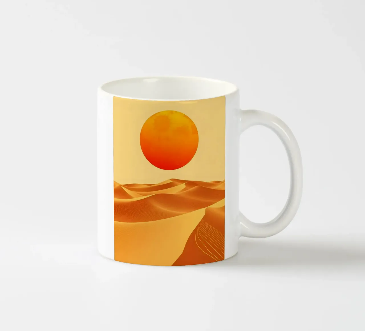 Serenata nel deserto tazza in ceramica da Artistic-shop