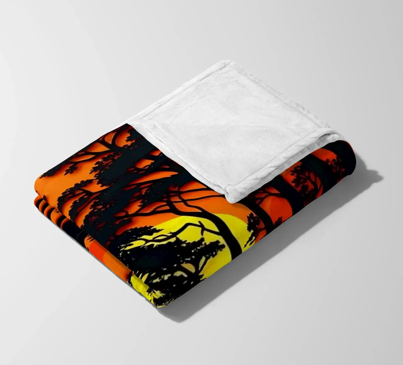 Foresta di Emberglow coperta in pile da Artistic-shop