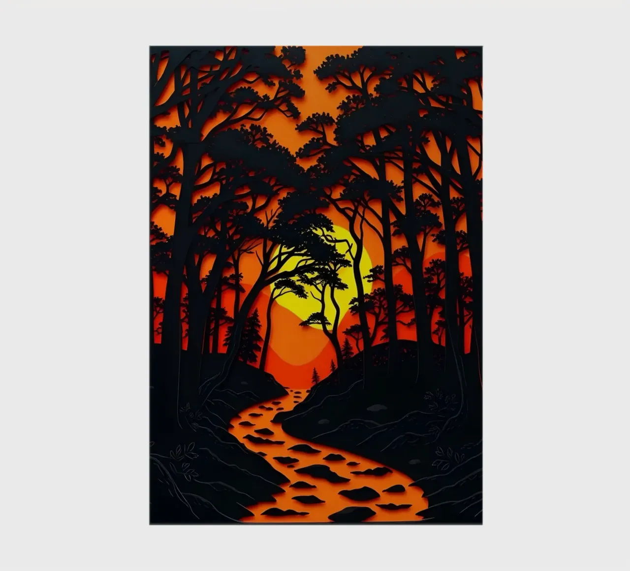 Emberglow Forest notebook by Artistic-shop