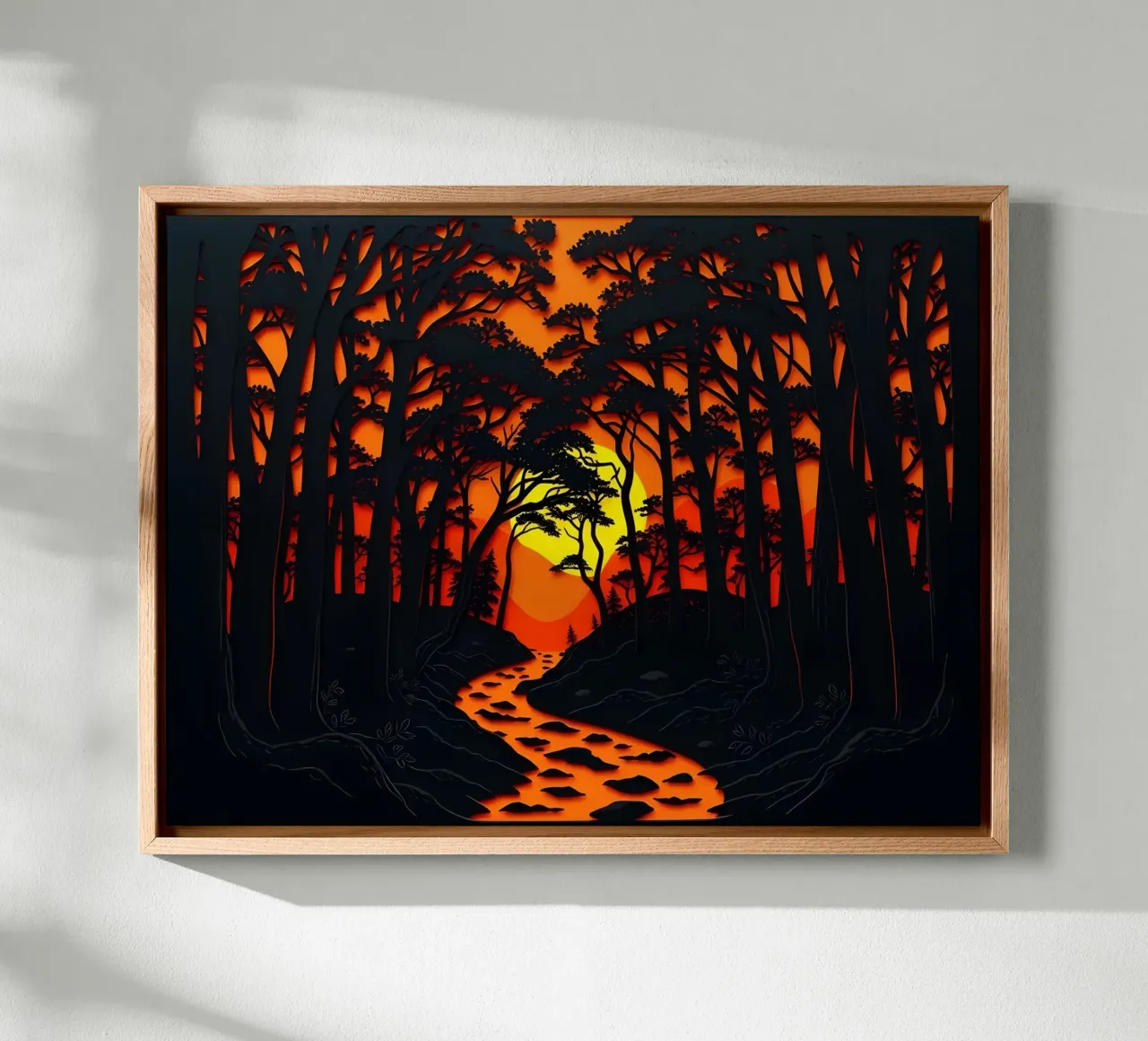 Foresta di Emberglow tela da Artistic-shop