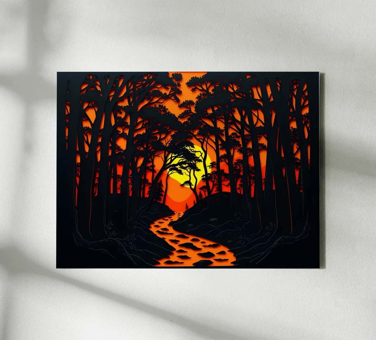 Foresta di Emberglow tela da Artistic-shop