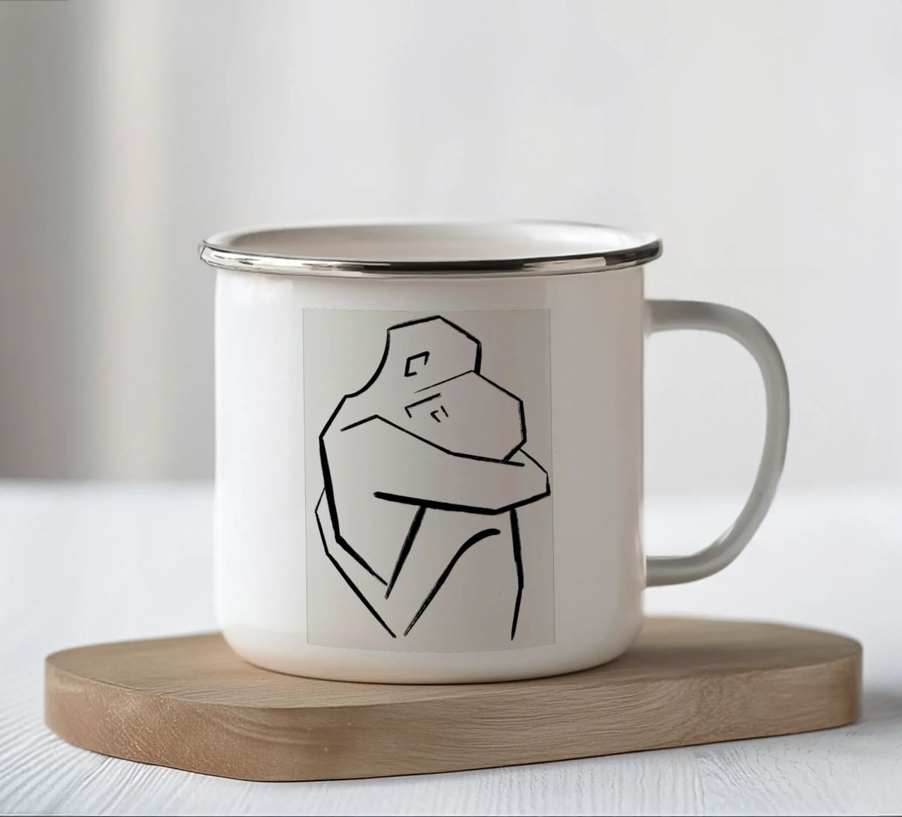 Embrace 2 tazza in smalto da Graphite