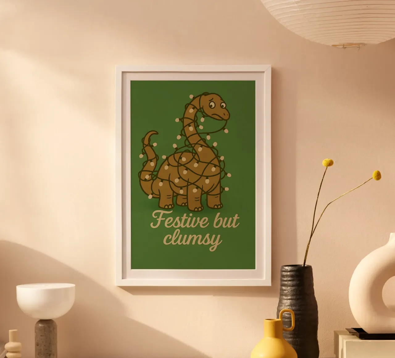 Meme divertente sul Diplodocus carta hahnemühle da Funny Humor Art