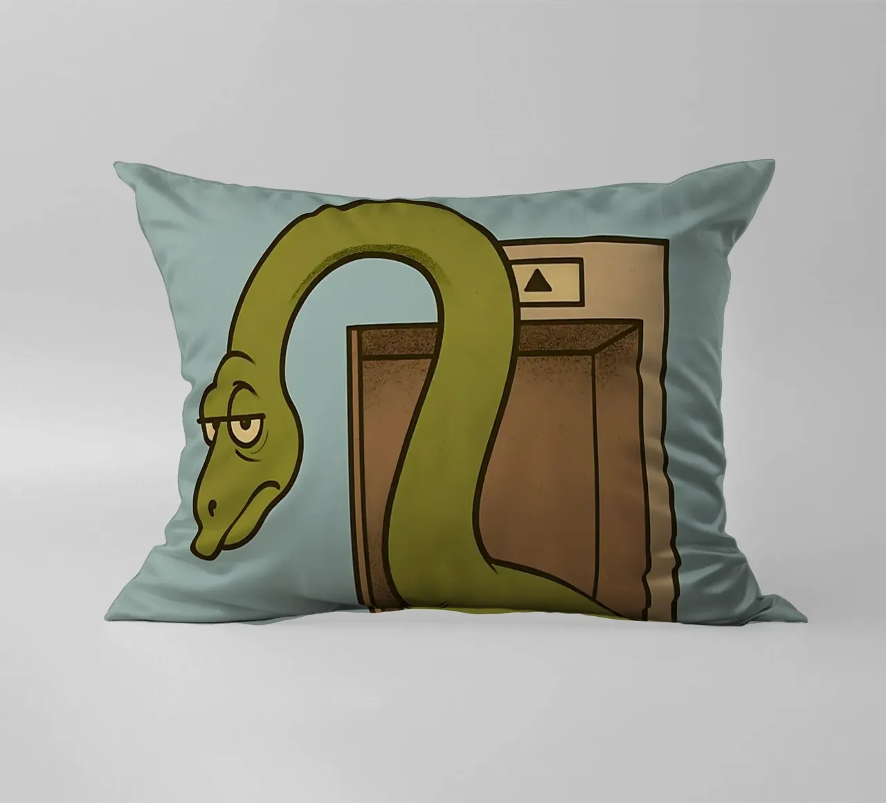 Meme divertente sul brachiosauro cuscino da Funny Humor Art