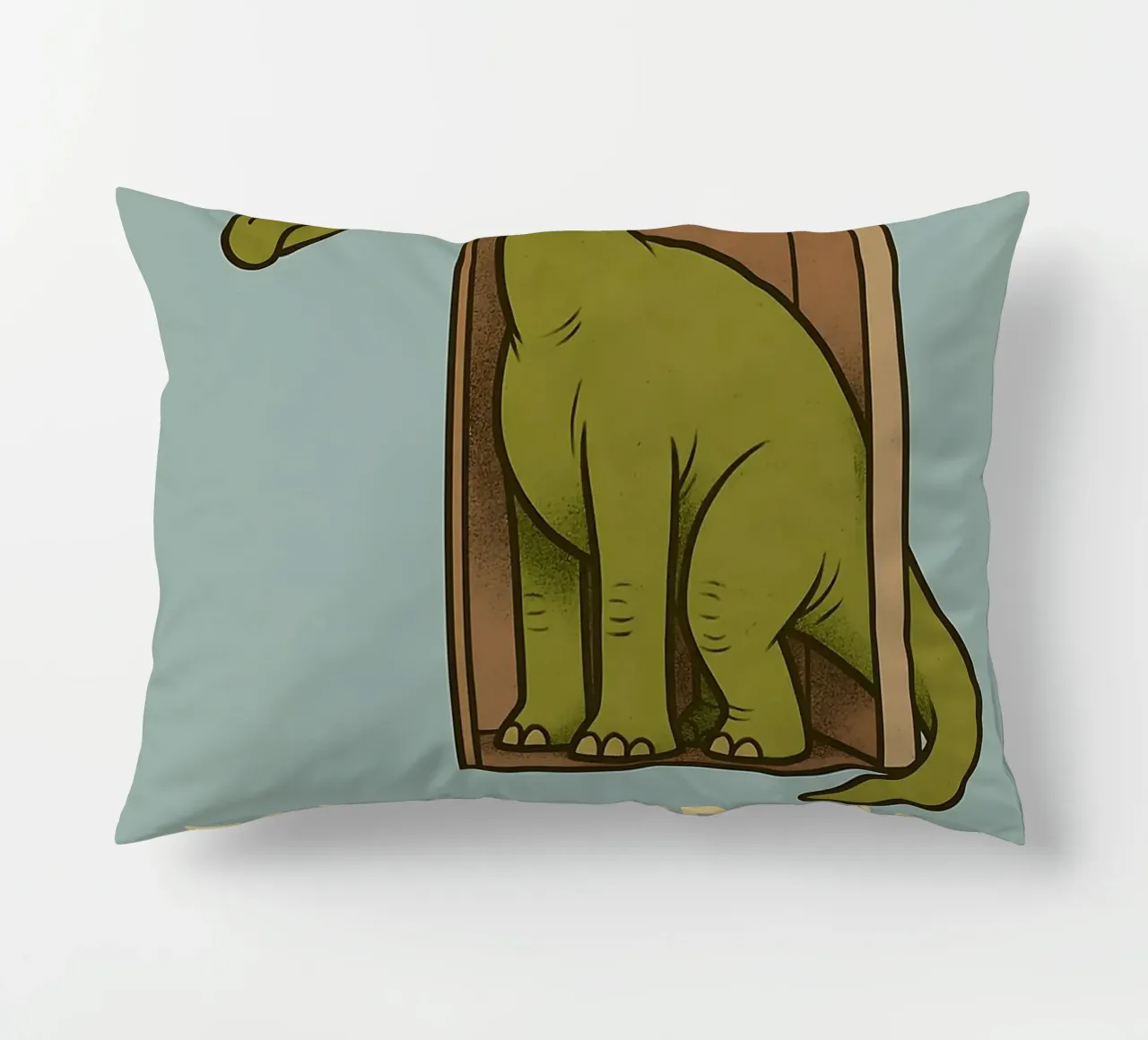 Meme divertente sul brachiosauro cuscino da Funny Humor Art