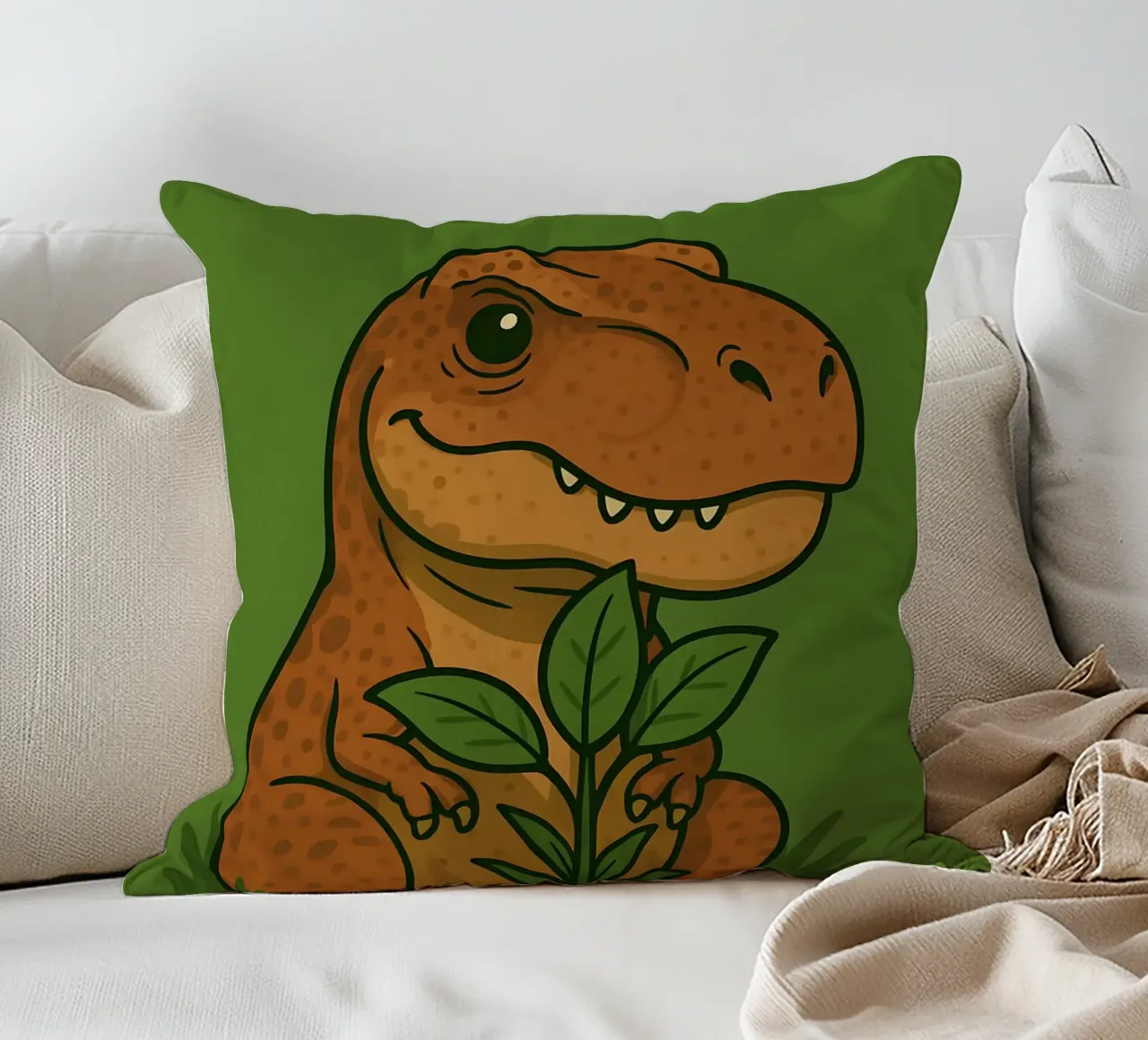 Divertente T. rex Meme cuscino da Funny Humor Art
