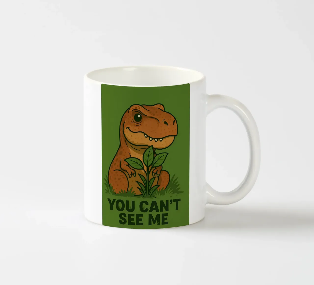 Divertente T. rex Meme tazza in ceramica da Funny Humor Art