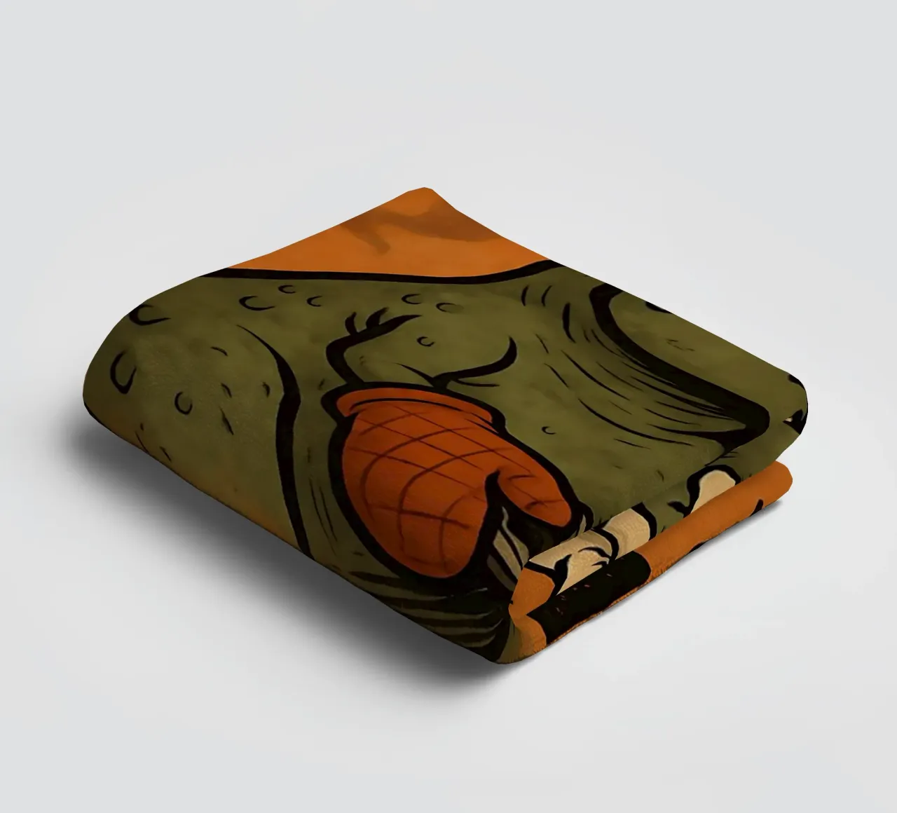 Funny T. rex Meme towel by Funny Humor Art
