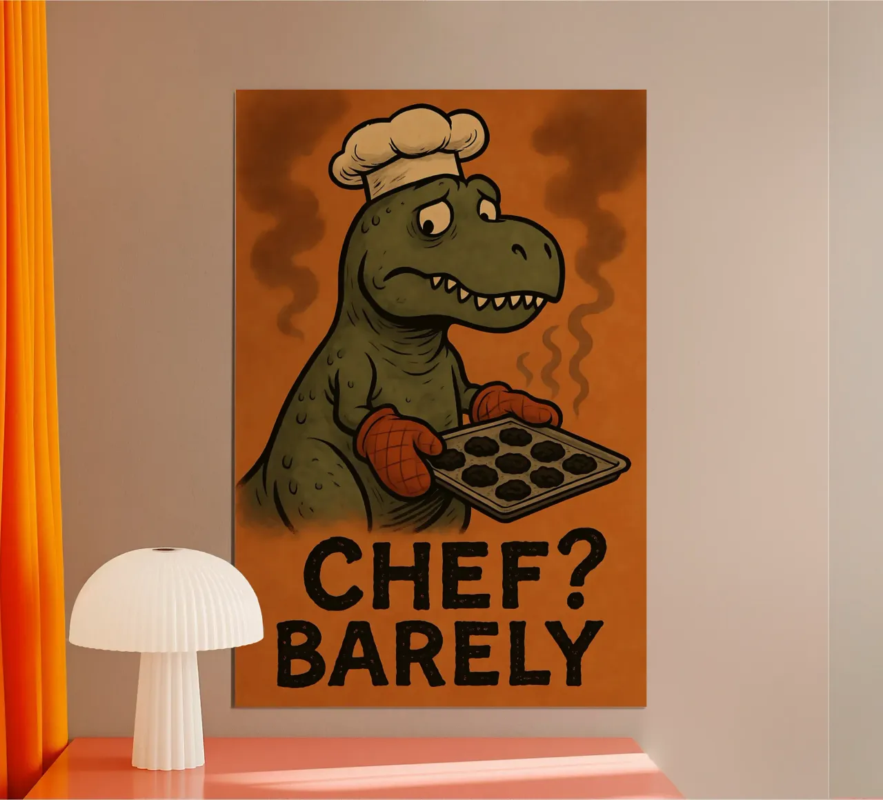 Divertente T. rex Meme carta hahnemühle da Funny Humor Art