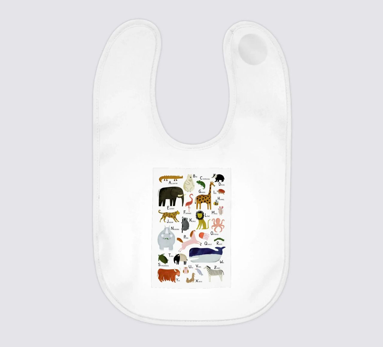 Tiere von A bis Z bavoir de Little Flourishes