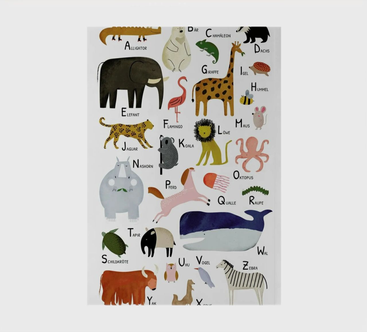 Tiere von A bis Z carnet de notes de Little Flourishes