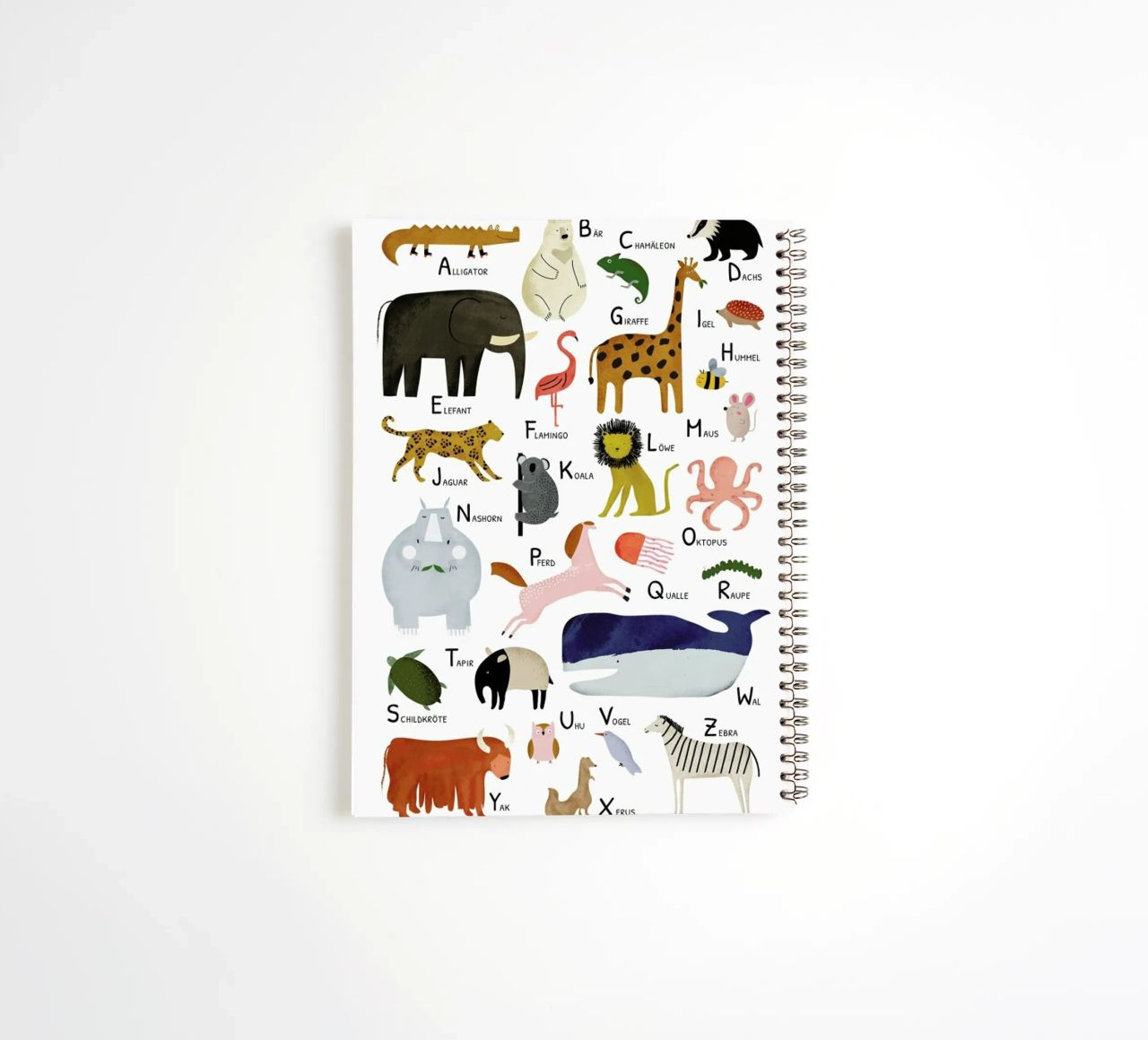 Tiere von A bis Z Ringbuch von Little Flourishes