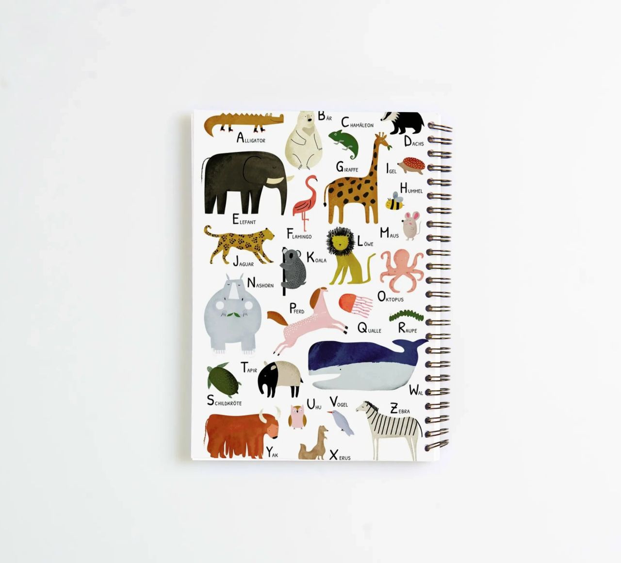 Tiere von A bis Z Ringbuch von Little Flourishes