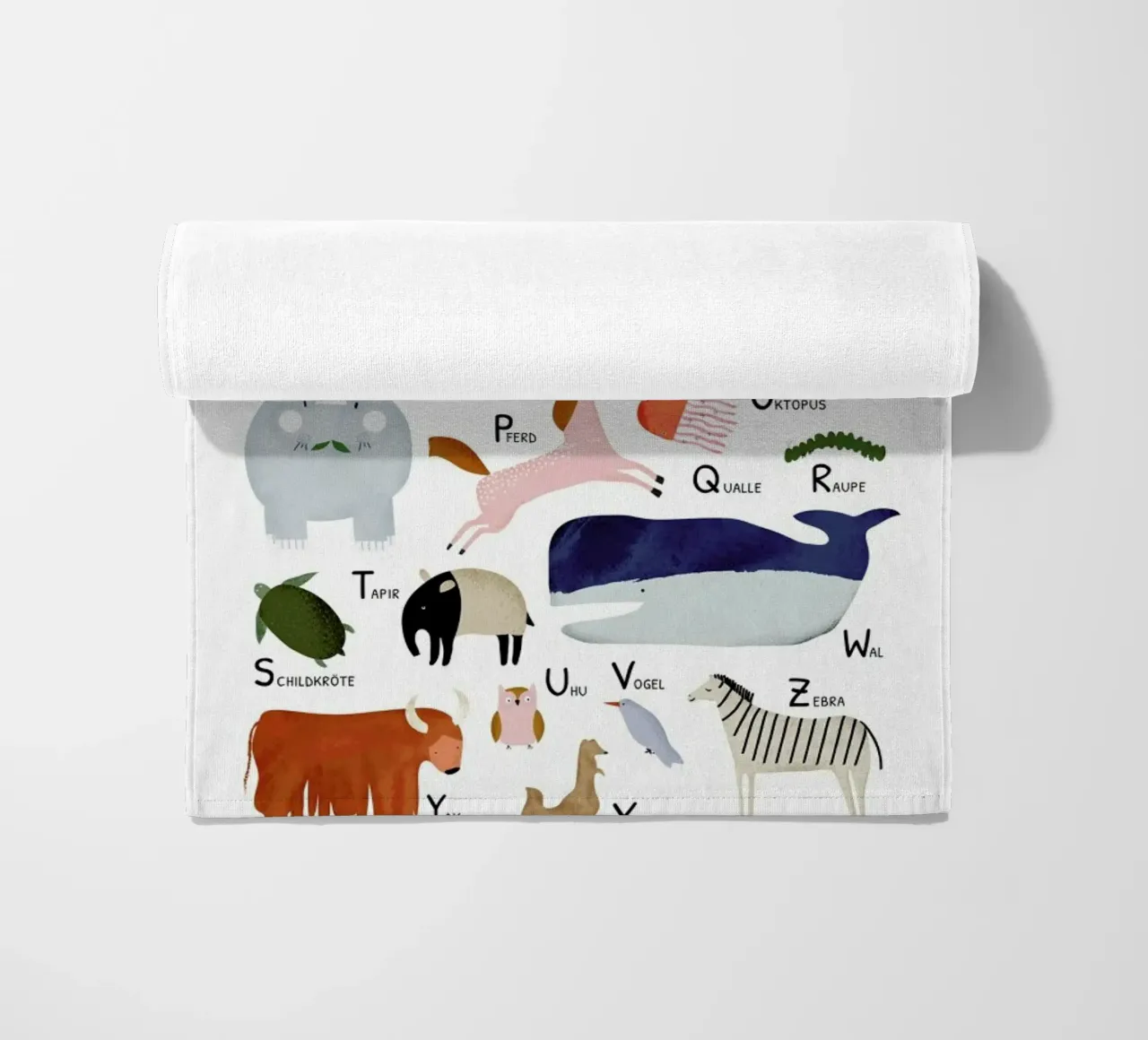 Tiere von A bis Z telo mare da Little Flourishes