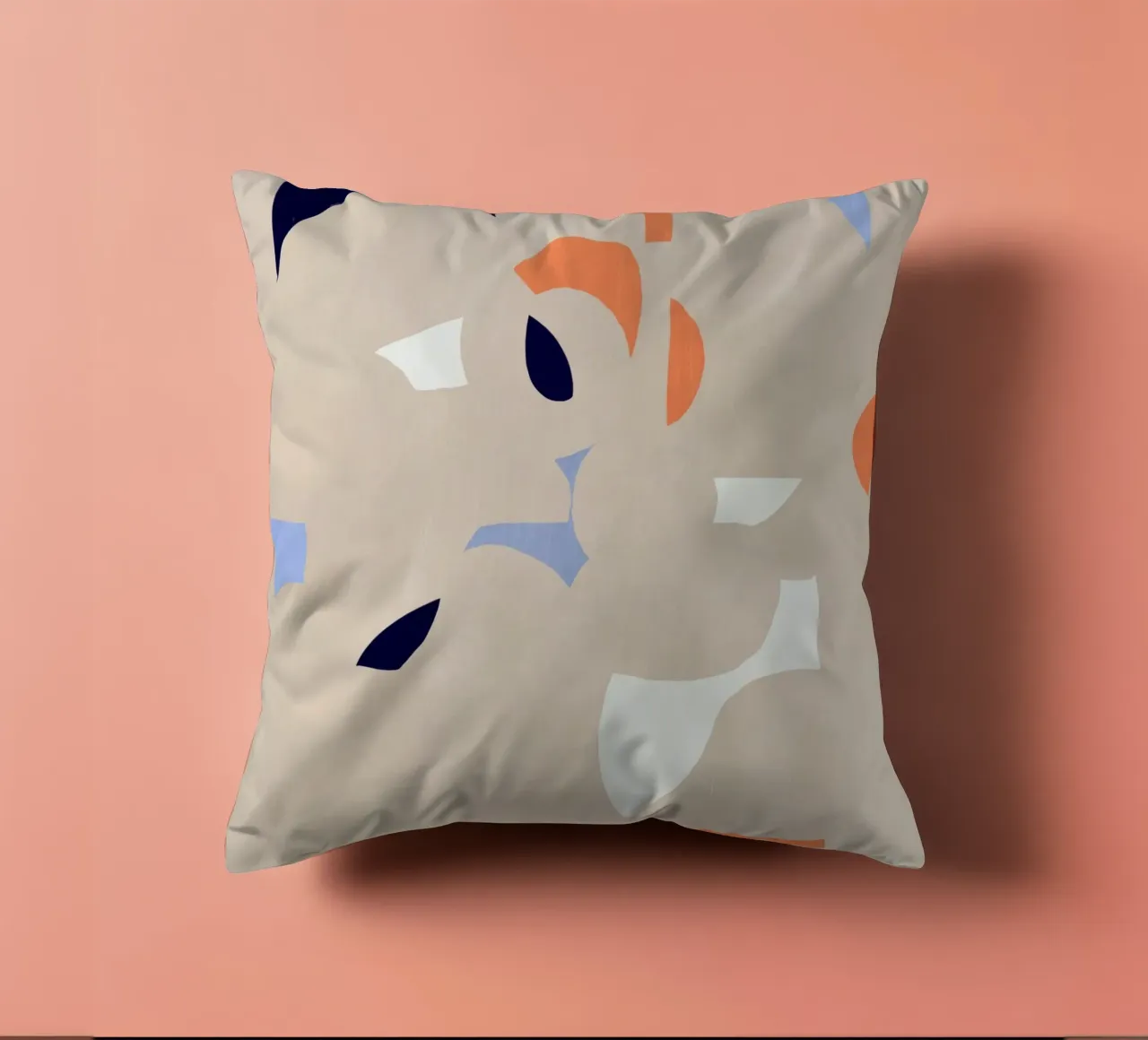 Découper un fragment d'abstraction coussin de Little Dean