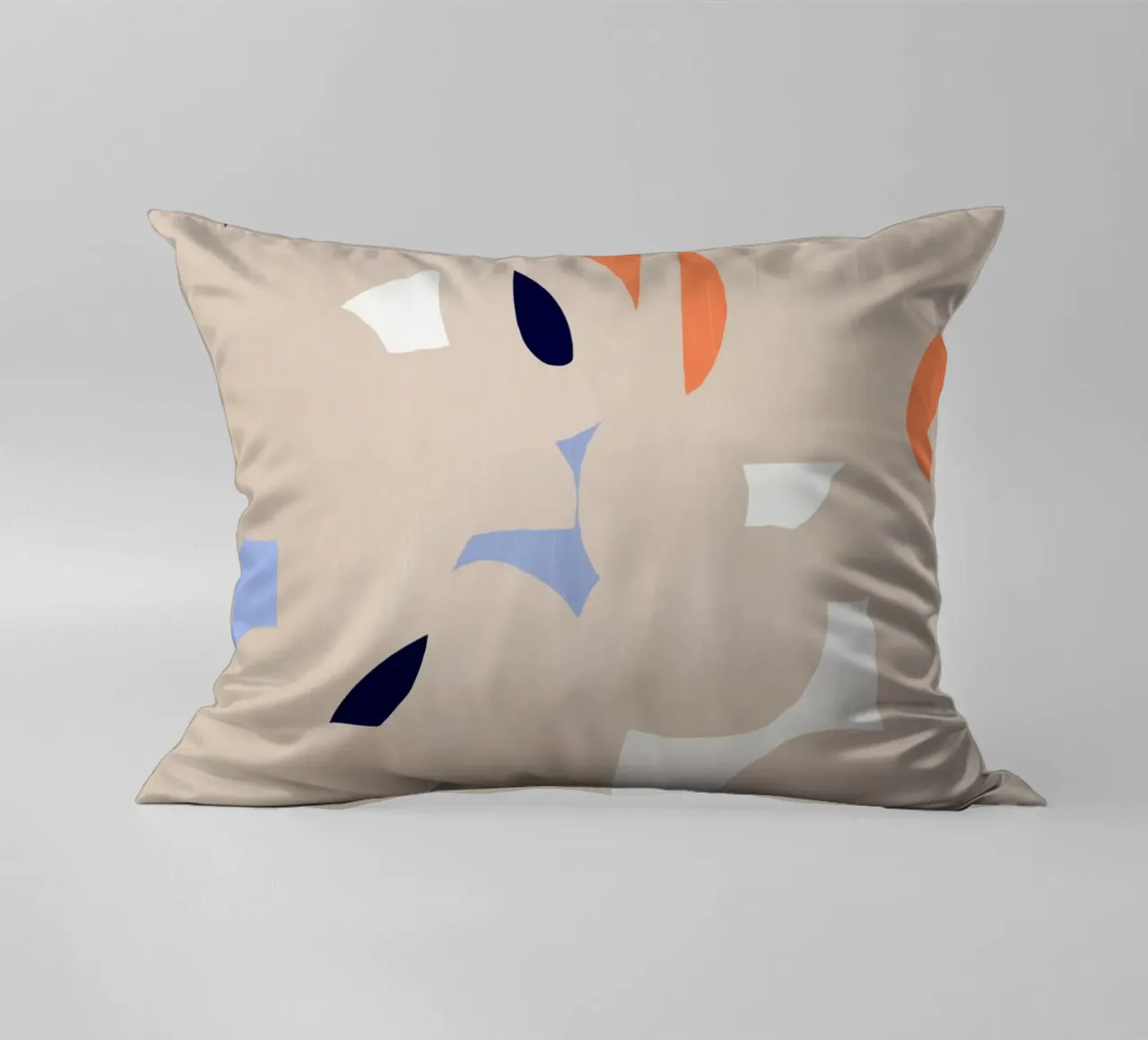Cut out fragment of abstraction decorative cushion by Little Dean