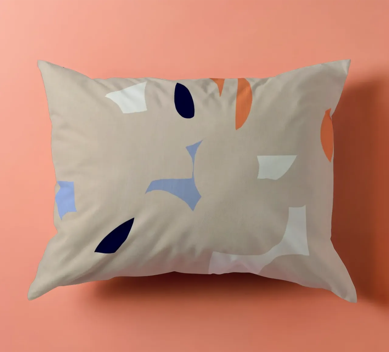 Découper un fragment d'abstraction coussin de Little Dean