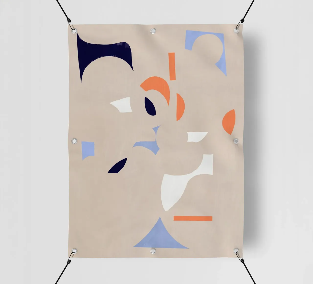 Découper un fragment d'abstraction bâche pvc de Little Dean