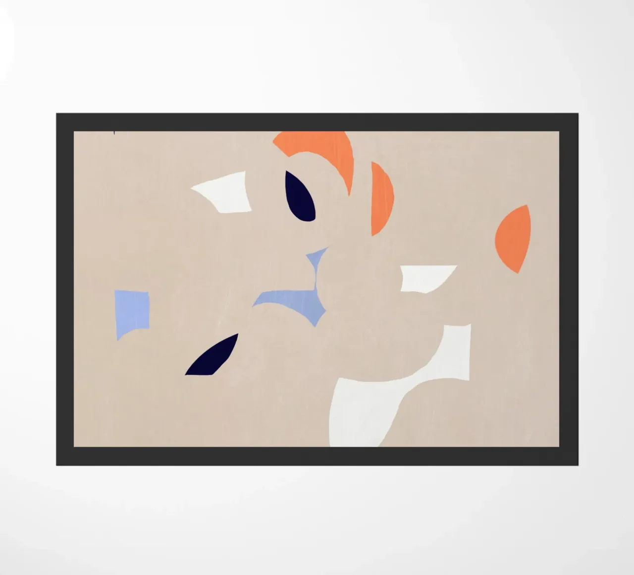 Découper un fragment d'abstraction paillasson de Little Dean